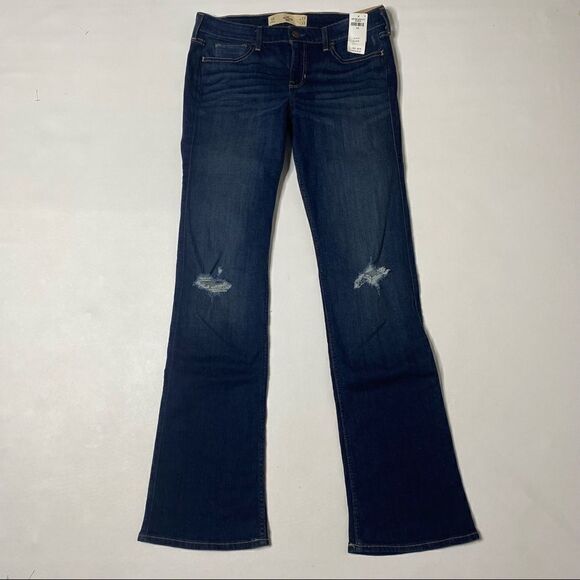 Hollister | NWT Factory Distressed Boot  Cut Jeans - Picture 1 of 10